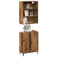 Thumbnail for Sideboard mit Wandschrank Altholz-Optik Holzwerkstoff