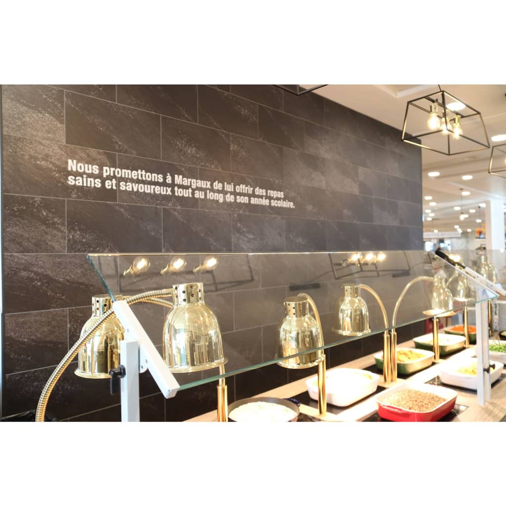 Grosfillex Wandfliesen Gx Wall+ 11 Stk. Stein 30x60 cm Schwarz