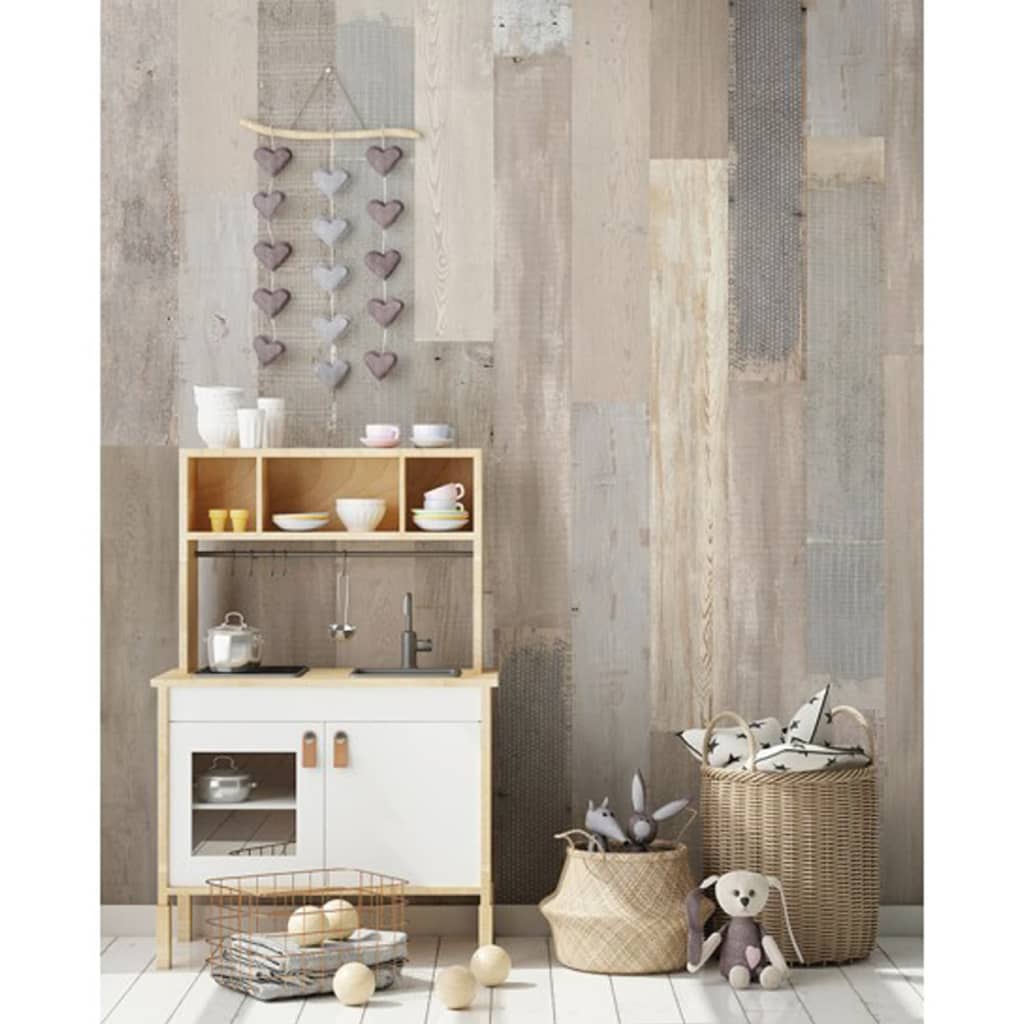 Grosfillex Wandfliesen Accent 9 Stk. 15,4x120 cm Amazonia