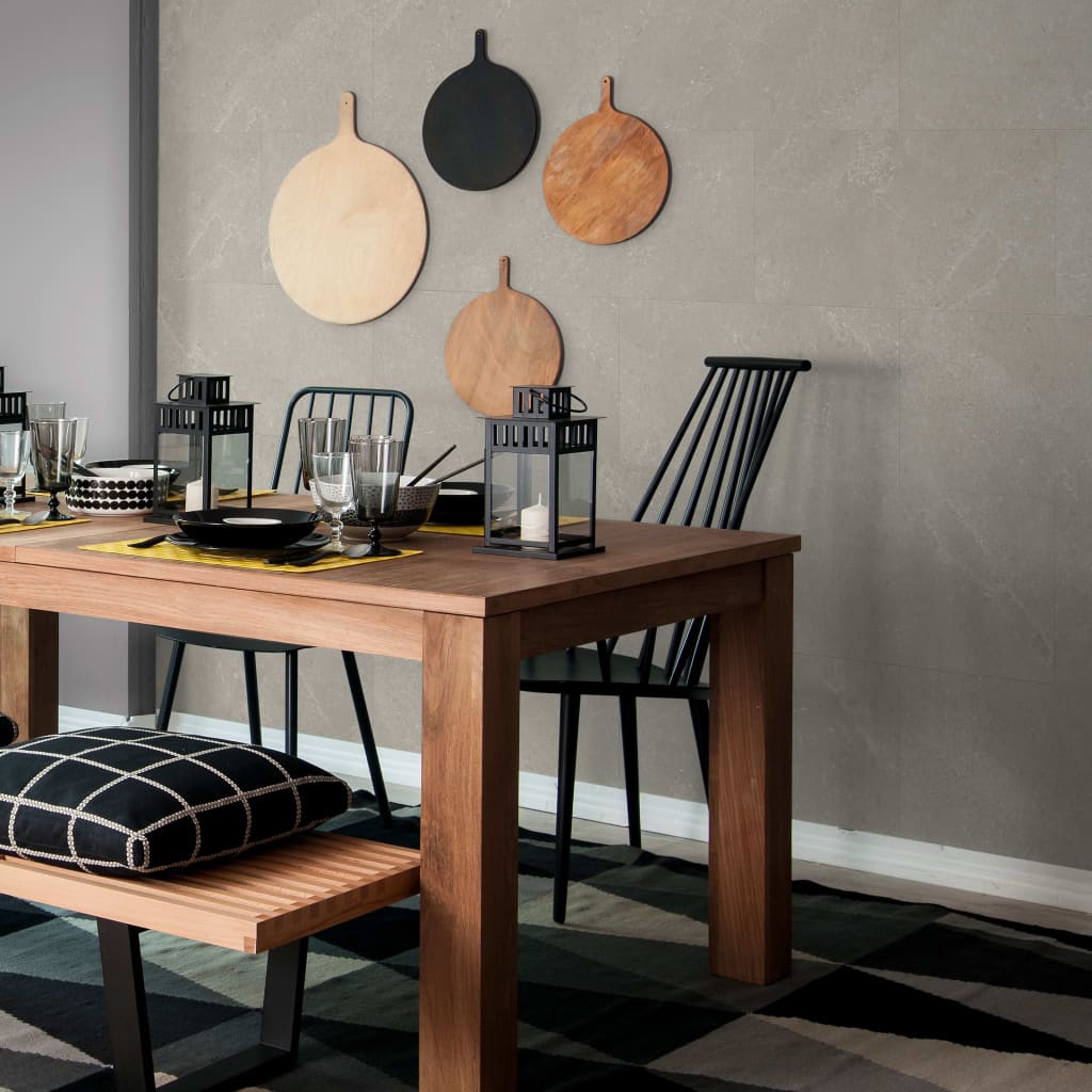 Grosfillex Wandfliesen Gx Wall+ 11 Stk. Stein-Optik 30x60 cm Hellbeige