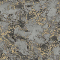 Thumbnail for DUTCH WALLCOVERINGS Tapete Marmor Grau und Gold