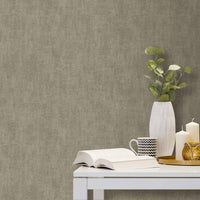 Thumbnail for DUTCH WALLCOVERINGS Tapete Einfarbig Grau-Braun