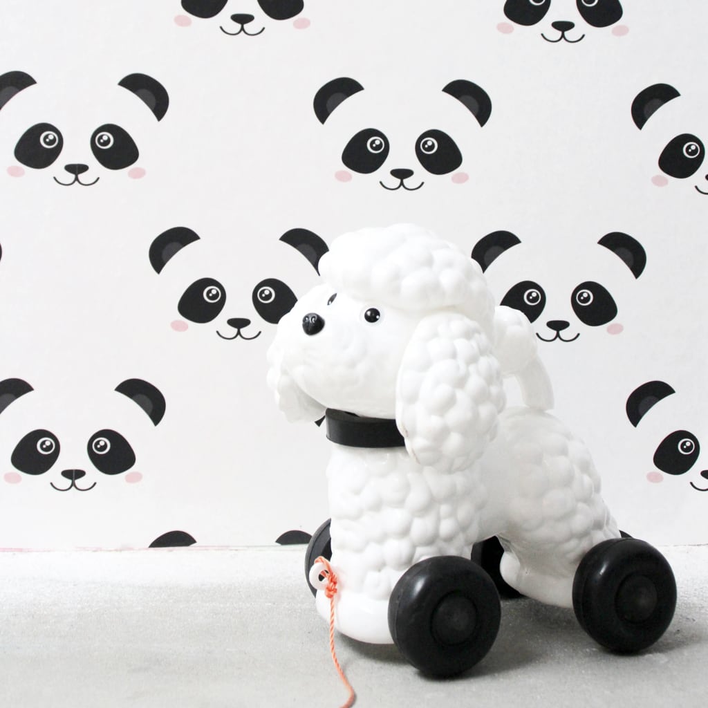 Fabulous World Tapete Panda Weiß 67100