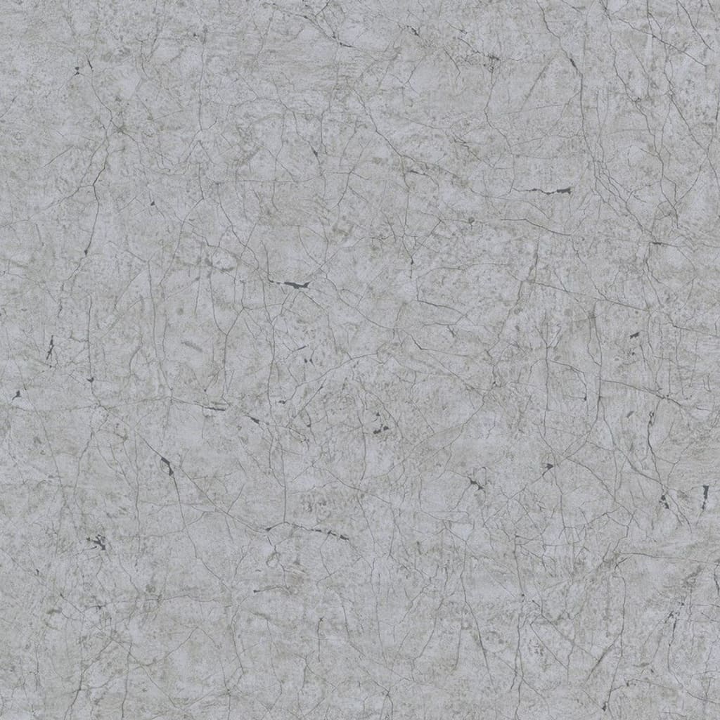 Vintage Deluxe Tapete Stucco Crackle Metallic-Grau