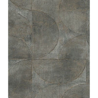 Thumbnail for Vintage Deluxe Tapete Graphic Circle Look Metallic-Grün