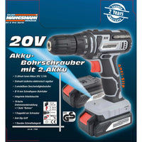 Thumbnail for Brüder Mannesmann Akku-Bohrschrauber 2x20 V 1,5 Ah