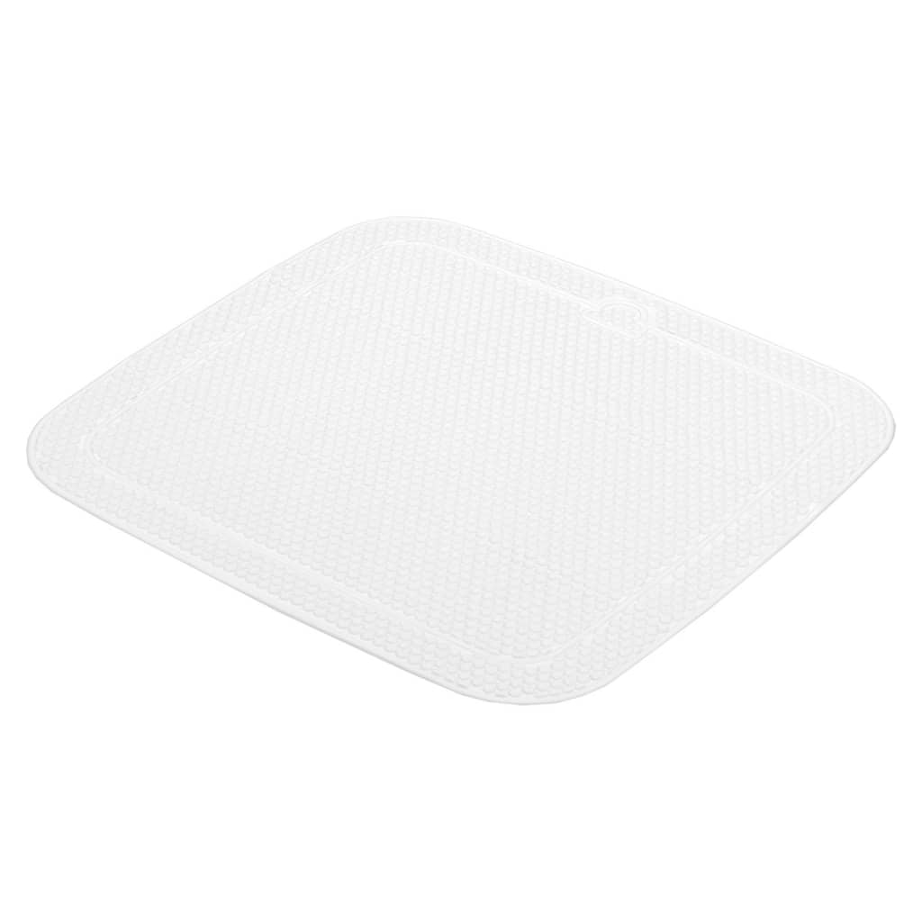 Kleine Wolke Anti-Rutsch-Badewanneneinlage Samoa 55 x 55 cm Weiß
