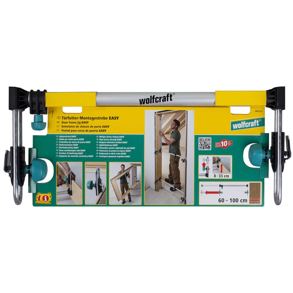 wolfcraft Türrahmen-Vorrichtung Easy 600-1000 mm 3675000