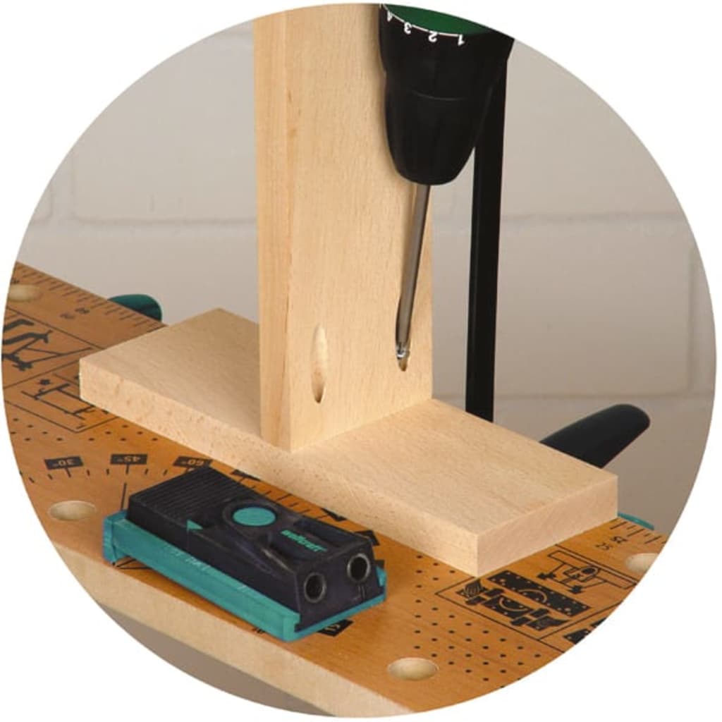 Wolfcraft Verschraubungsset für Tischlerarbeiten 4642100