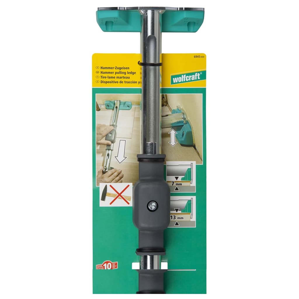 wolfcraft Hammer-Zugeisen 6945000