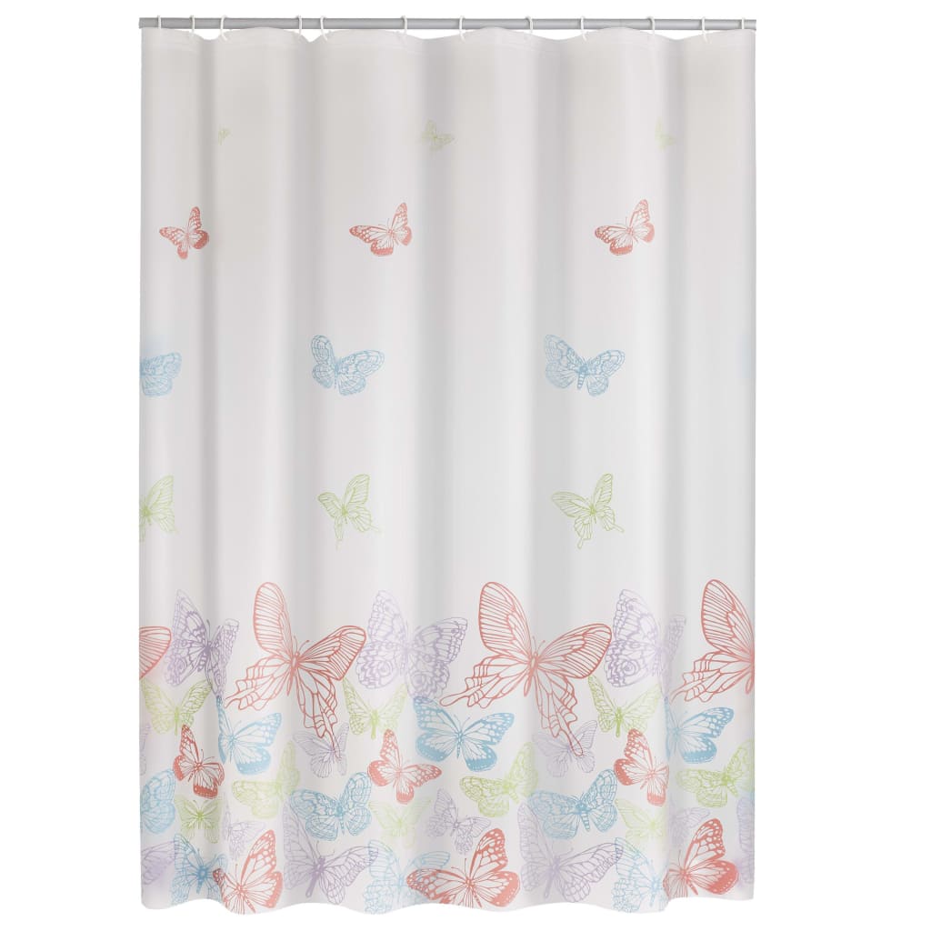 RIDDER Duschvorhang Vinyl Schmetterlings-Design