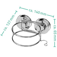 Thumbnail for RIDDER Fönhalter mit Saugnapf 14 x 12,7 x 6,5 cm Chrom 12070000