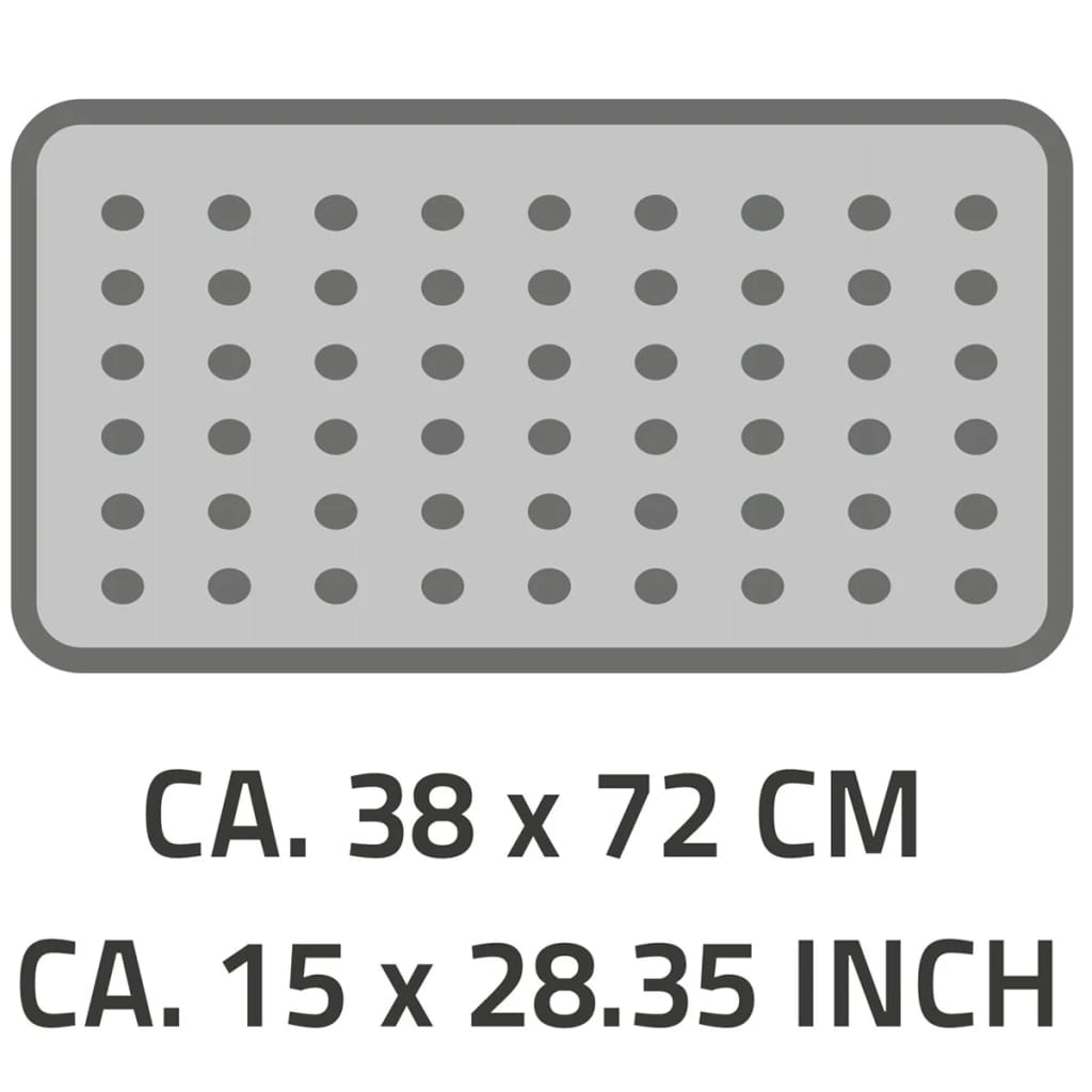 RIDDER Badewanneneinlage Capri 72x38 cm Weiß 66081