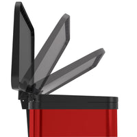 Thumbnail for Hailo Tretmülleimer Oko Duo Plus Größe L 17L + 9L Rot 0630-240