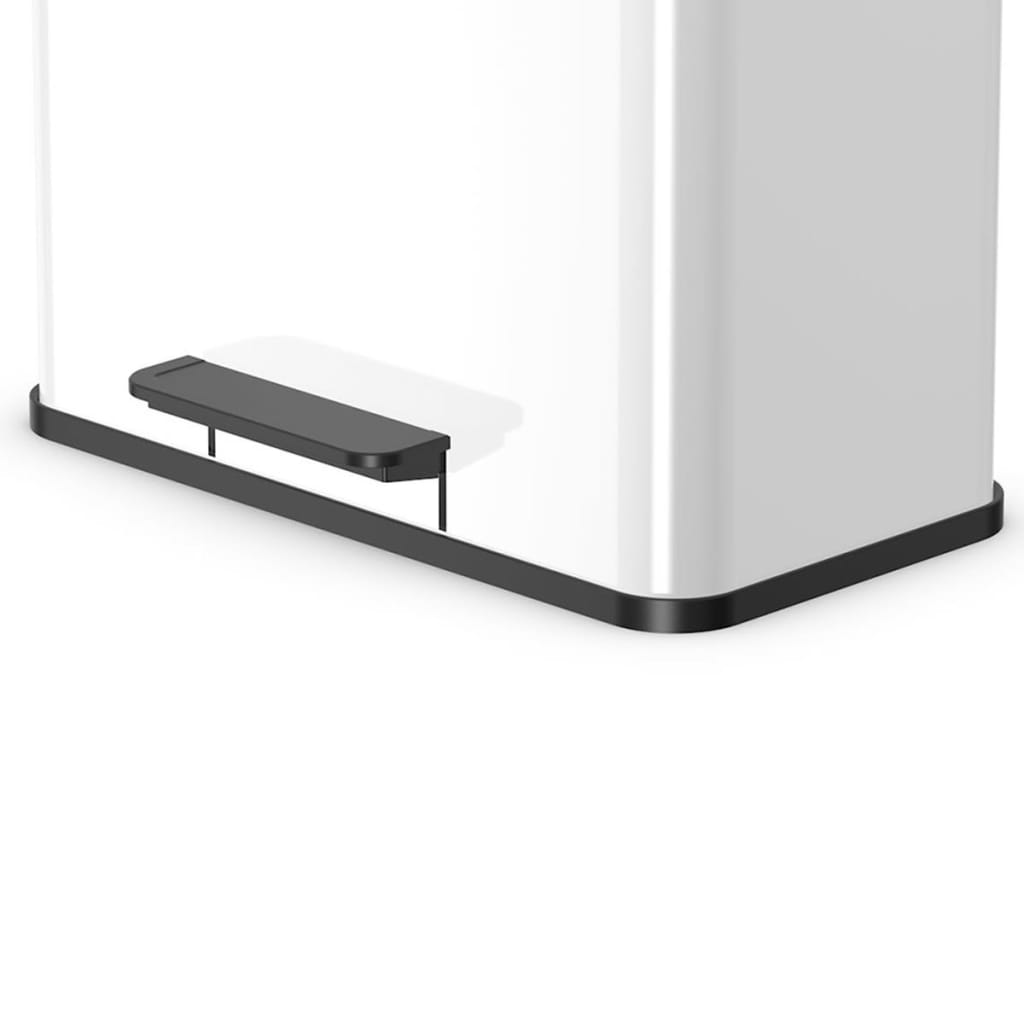 Hailo Tretmülleimer Oko Trio Plus Größe L 3×9L Weiß 0633-230