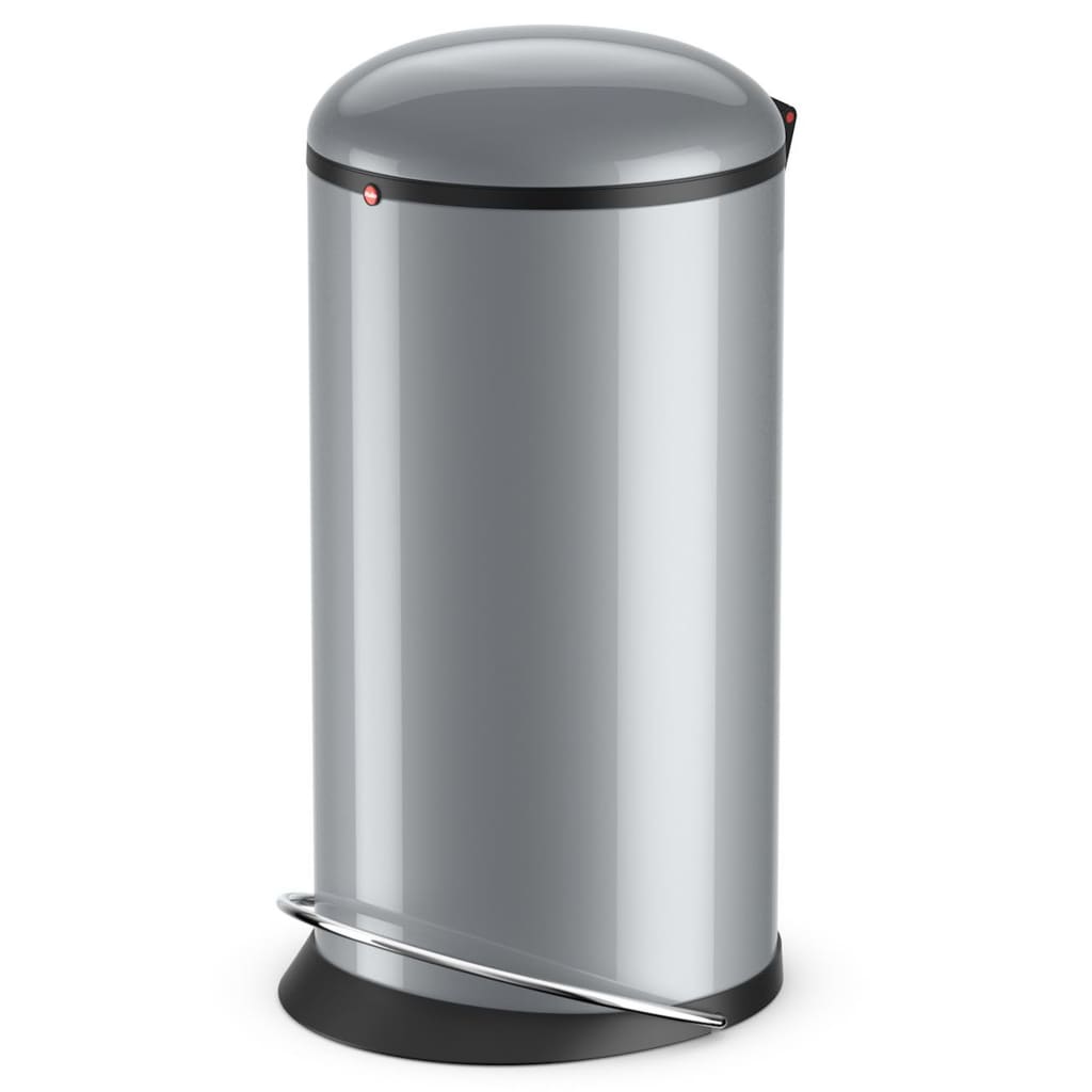 Hailo Tretmülleimer Harmony L 20L Silbern