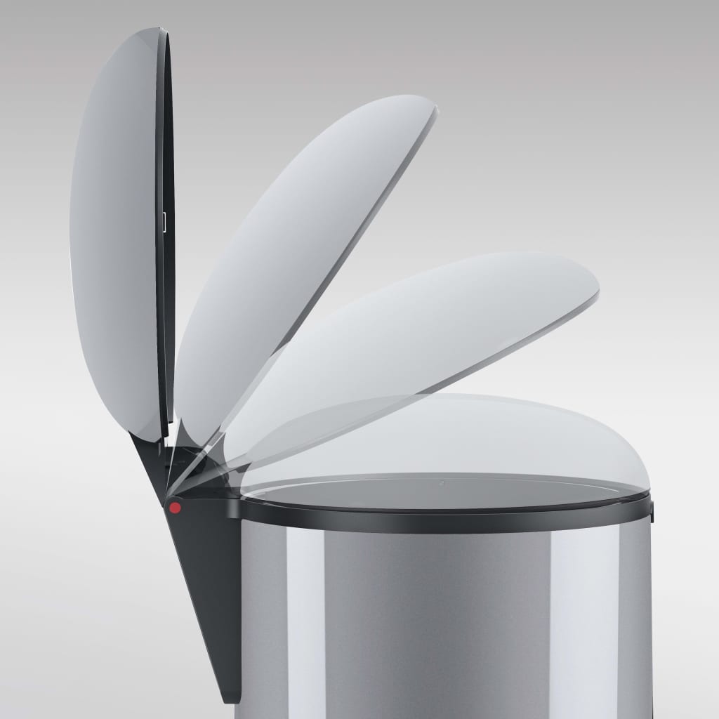 Hailo Tretmülleimer Harmony L 20L Silbern