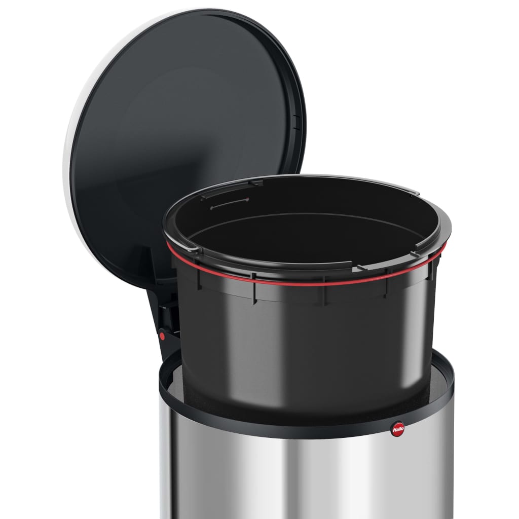 Hailo Tretmülleimer Harmony M 12L Edelstahl