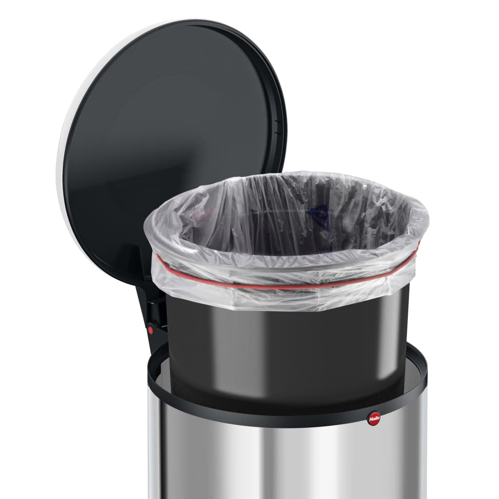 Hailo Tretmülleimer Harmony M 12L Edelstahl
