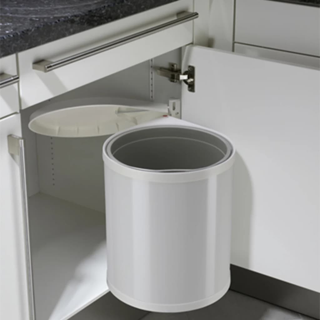 Hailo Schrank-Mülleimer Compact-Box Weiß 15 L Größe M 3555-001