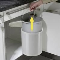 Thumbnail for Hailo Schrank-Mülleimer Compact-Box Weiß 15 L Größe M 3555-001