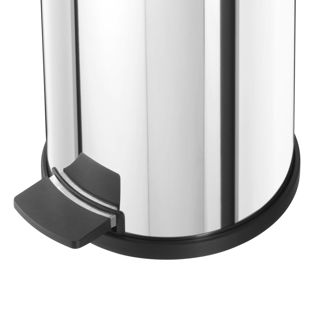 Hailo Tretmülleimer Solid M 12 L Edelstahl