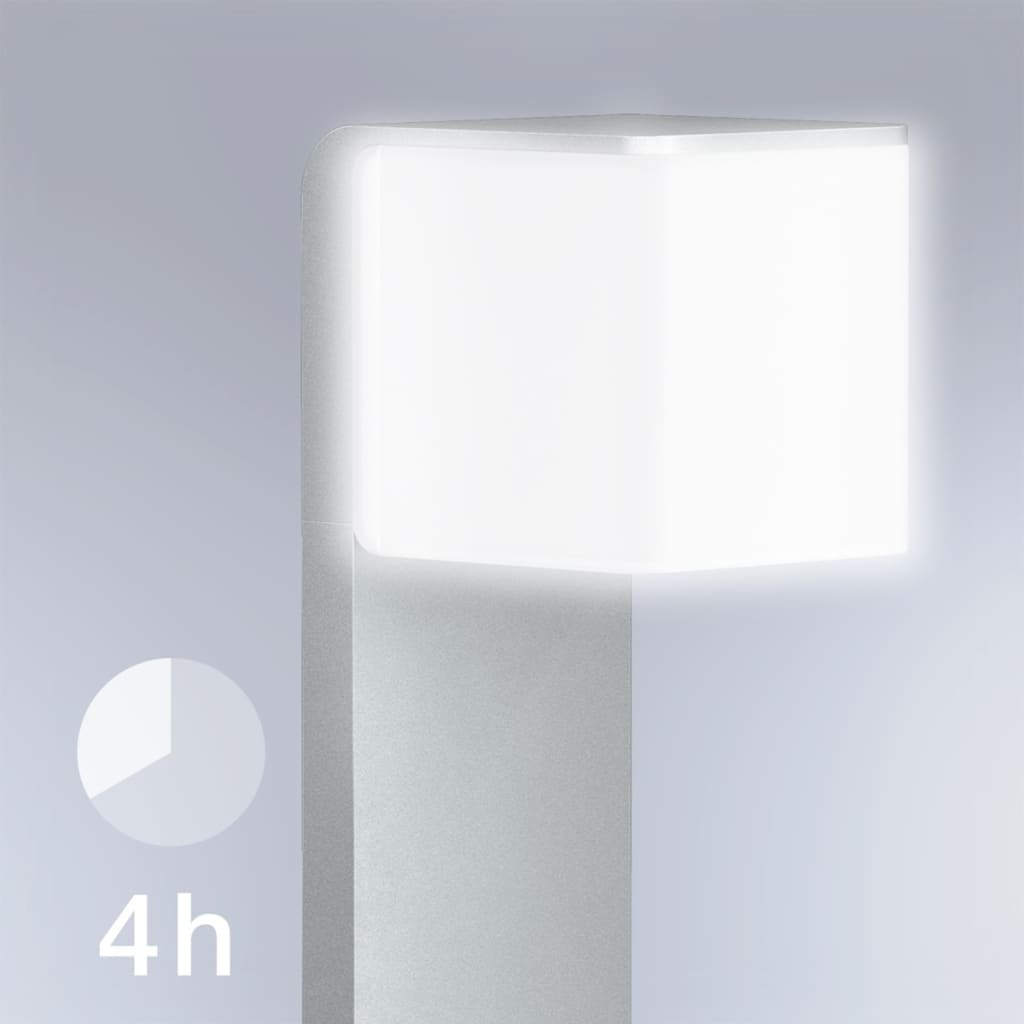 Steinel Sensor-Pollerleuchte GL 80 LED IHF CUBO Silbern 055486