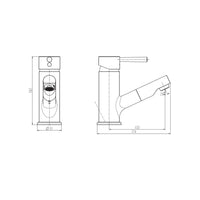 Thumbnail for SCHÜTTE Mischbatterie mit ausziehbarer Brause CORNWALL