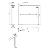 Thumbnail for SCHÜTTE Mischbatterie für Spüle VITA Edelstahl-Optik