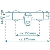 Thumbnail for SCHÜTTE Thermostatische Bad-/Dusche-Mischbatterie LONDON