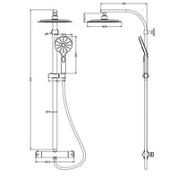 Thumbnail for SCHÜTTE Duschsystem mit Thermostat MADURA FRESH