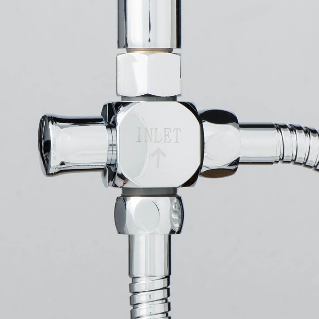 SCHÜTTE Regendusche-Set mit LED-Leuchten GALAXIS Chrom