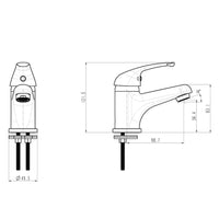 Thumbnail for SCHÜTTE Mischbatterie für Waschbecken ATHOS Verchromt