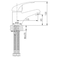 Thumbnail for SCHÜTTE Waschtischarmatur mit Niederdruck MAGNA Verchromt
