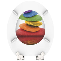 Thumbnail for SCHÜTTE Toilettensitz mit Absenkautomatik COLORFUL STONES