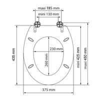 Thumbnail for SCHÜTTE Toilettensitz Solid Wood MDF Braun
