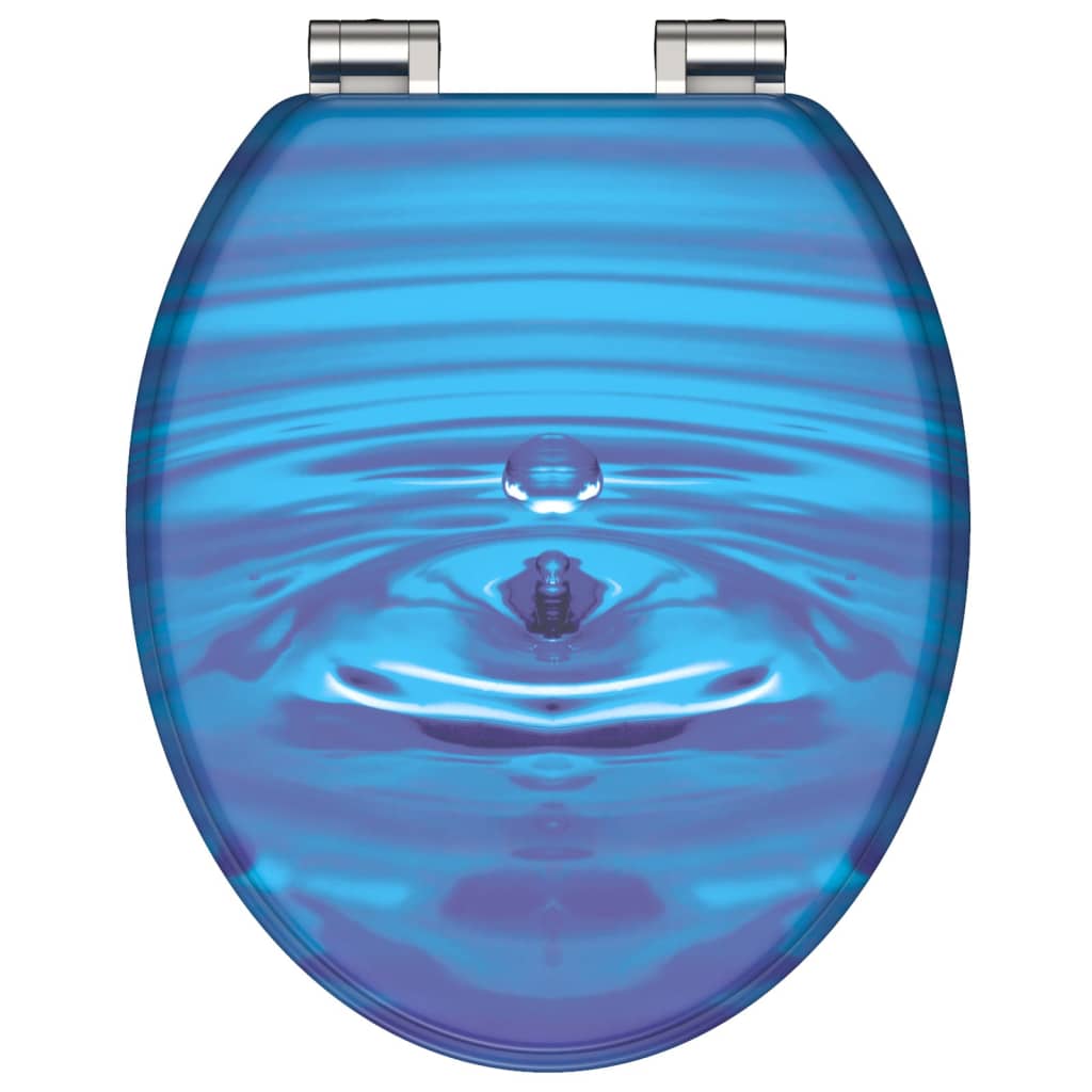 SCHÜTTE Toilettensitz mit Absenkautomatik BLUE DROP