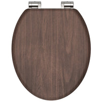 Thumbnail for SCHÜTTE Toilettensitz mit Absenkautomatik DARK WOOD Bedruckt MDF