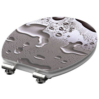 Thumbnail for SCHÜTTE Toilettensitz mit Absenkautomatik GREY STEEL Hochglanz MDF