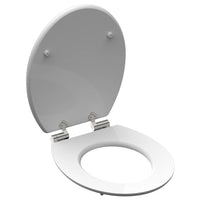Thumbnail for SCHÜTTE Toilettensitz mit Absenkautomatik GREY STEEL Hochglanz MDF