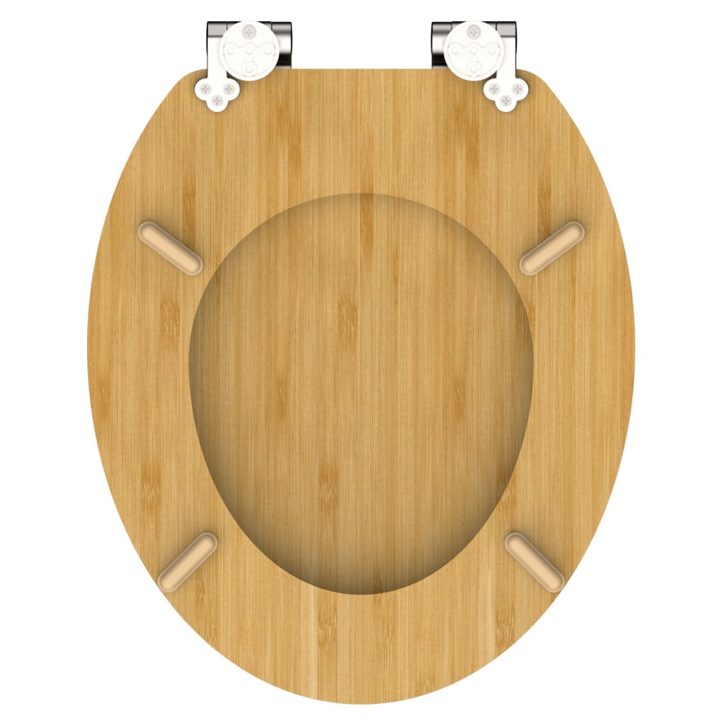 SCHÜTTE Toilettensitz mit Absenkautomatik NATURAL BAMBOO