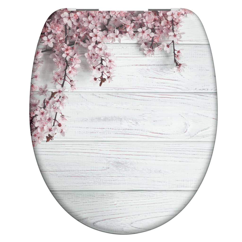 SCHÜTTE Toilettensitz mit Soft-Close-Funktion FLOWERS & WOOD