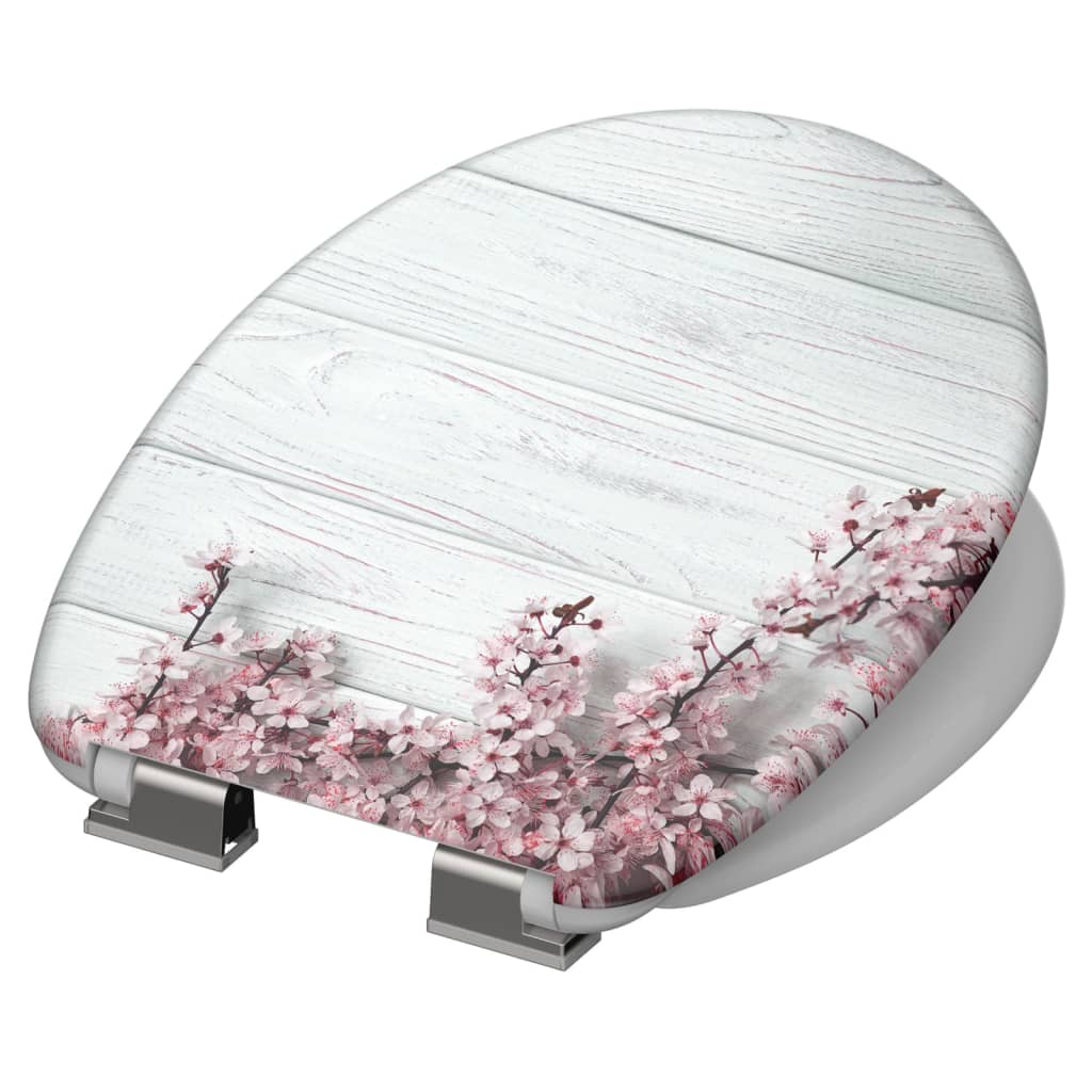 SCHÜTTE Toilettensitz mit Soft-Close-Funktion FLOWERS & WOOD
