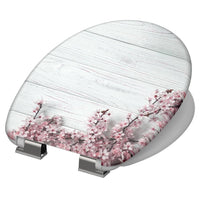 Thumbnail for SCHÜTTE Toilettensitz mit Soft-Close-Funktion FLOWERS & WOOD