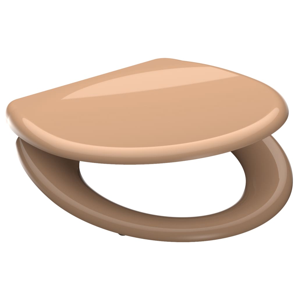 SCHÜTTE Toilettensitz mit Absenkautomatik BEIGE Duroplast