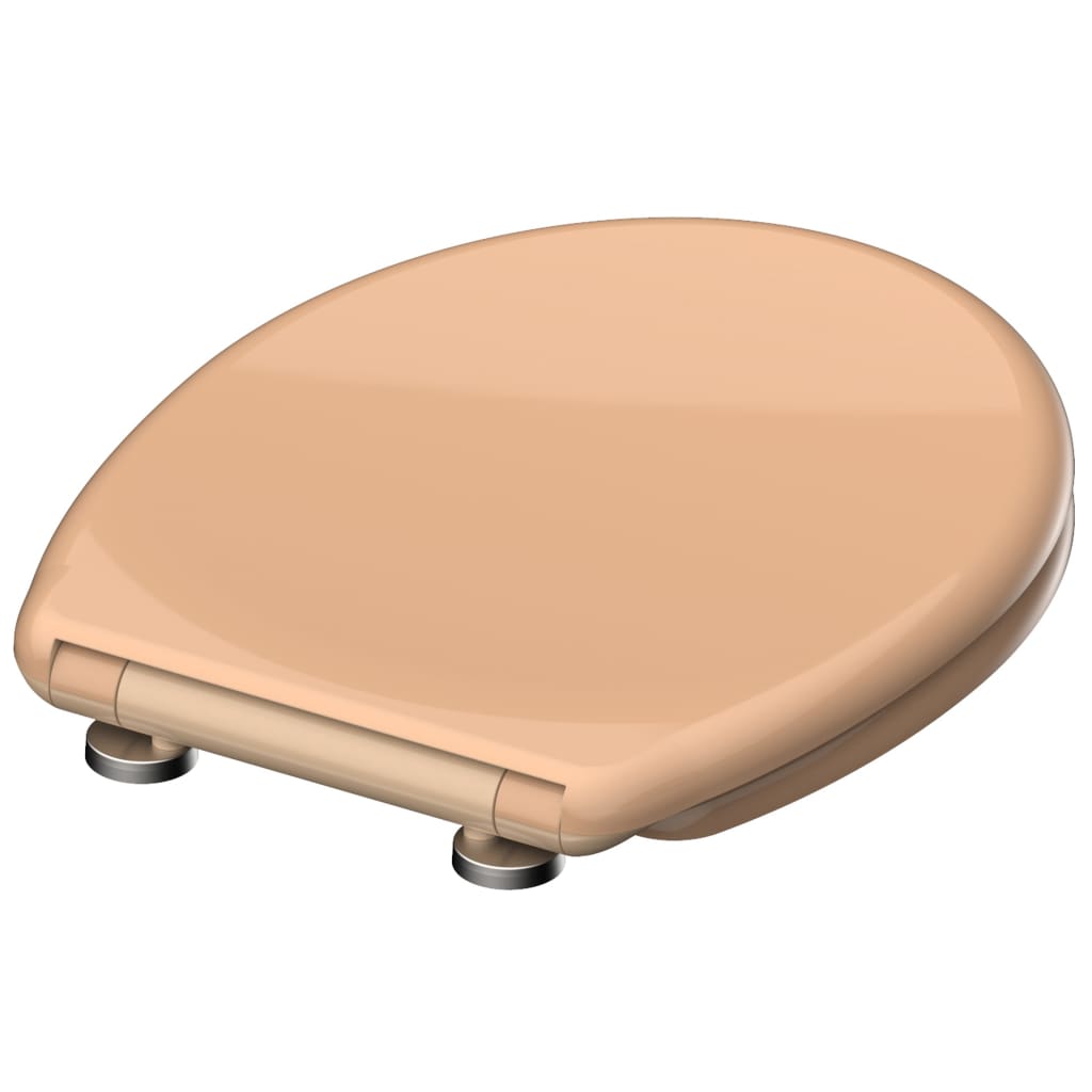 SCHÜTTE Toilettensitz mit Absenkautomatik BEIGE Duroplast