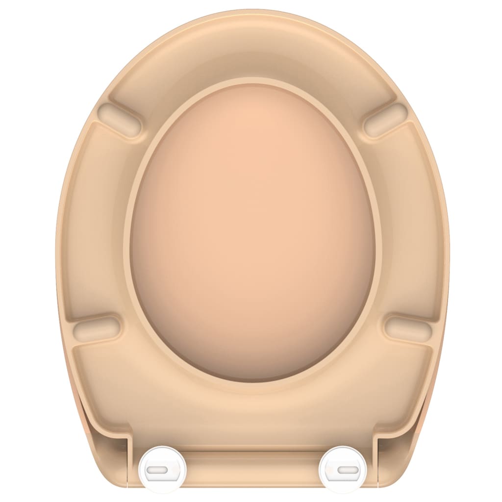 SCHÜTTE Toilettensitz mit Absenkautomatik BEIGE Duroplast