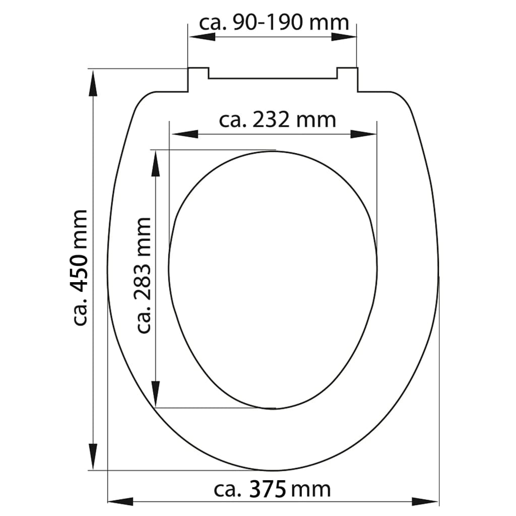 SCHÜTTE Toilettensitz mit Absenkautomatik BEIGE Duroplast