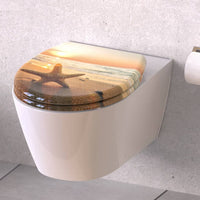 Thumbnail for SCHÜTTE Toilettensitz mit Absenkautomatik SEA STAR Duroplast Bedruckt