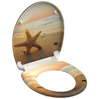 Thumbnail for SCHÜTTE Toilettensitz mit Absenkautomatik SEA STAR Duroplast Bedruckt